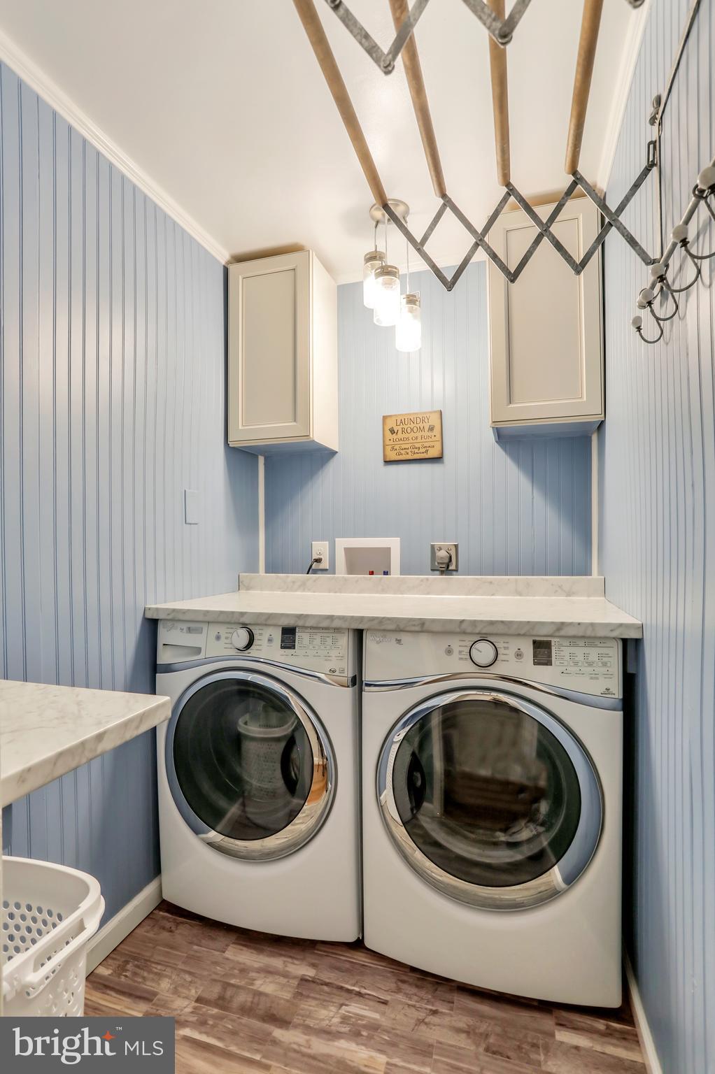 9611 Shimpstown Road Mercersburg, PA 17236 - Photo 62 of 147 1st FL Laundry; Convenient; Built-In Drying Rack!