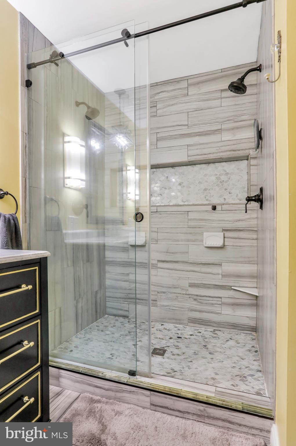 9611 Shimpstown Road Mercersburg, PA 17236 - Photo 71 of 147 DUAL Control W/I Custom Shower w/ Marble Tile
