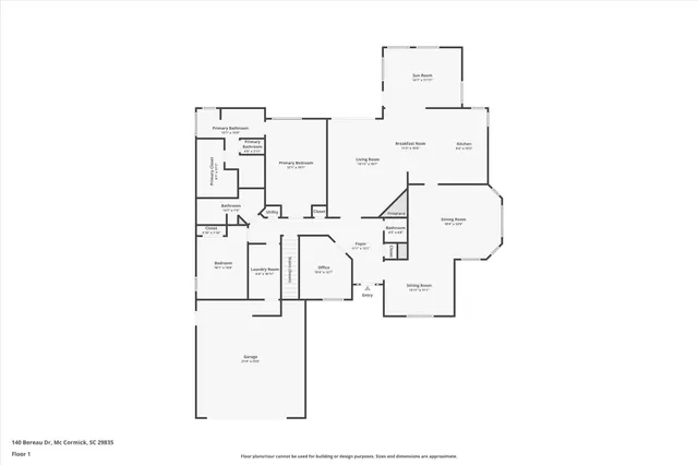 $549,900 | 140 Bereau Drive, McCormick, SC 29835