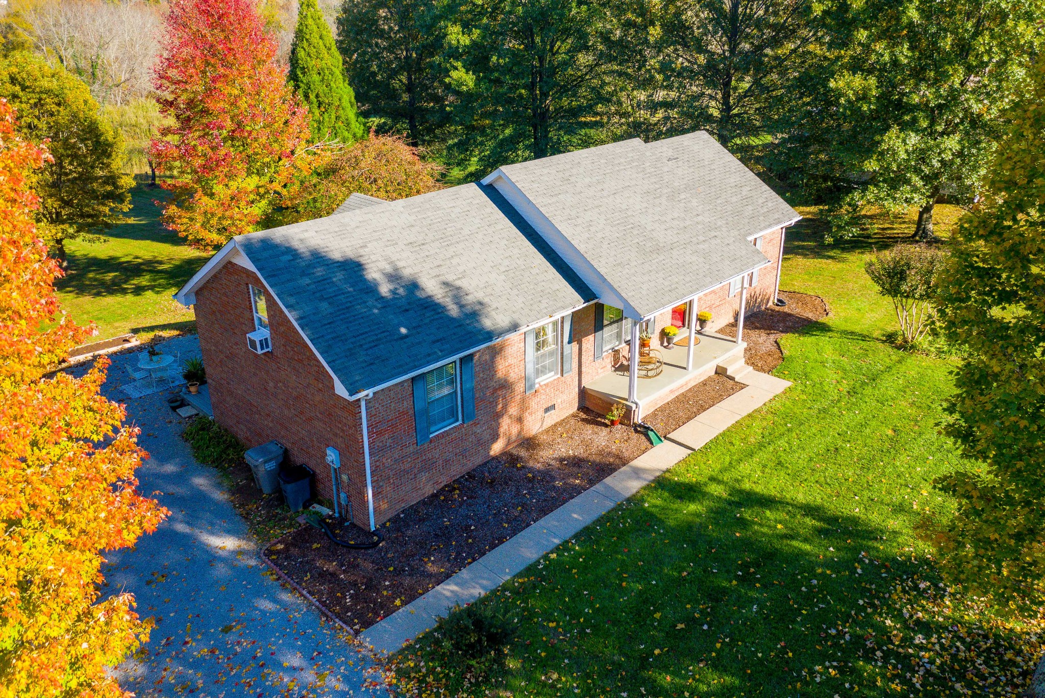 1715 South Walker Road Pleasant View, TN 37146 - Photo 39 of 42 an aerial view of a house with a yard