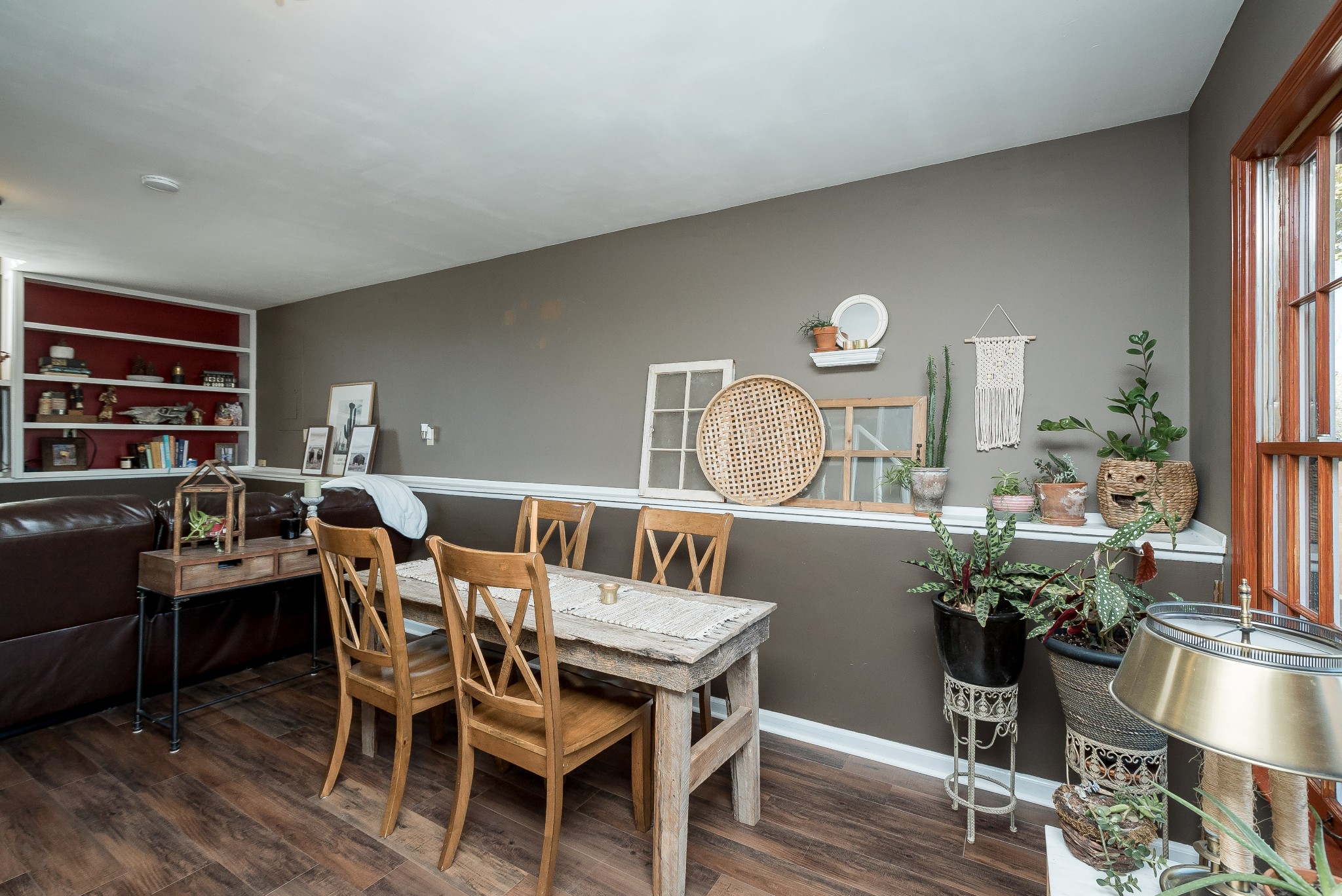 1715 South Walker Road Pleasant View, TN 37146 - Photo 10 of 42 a view of a dining room with furniture window and wooden floor