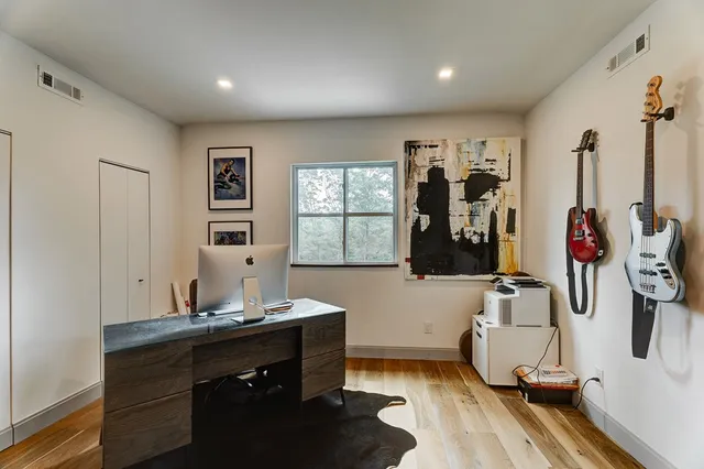 a view of balcony with couch