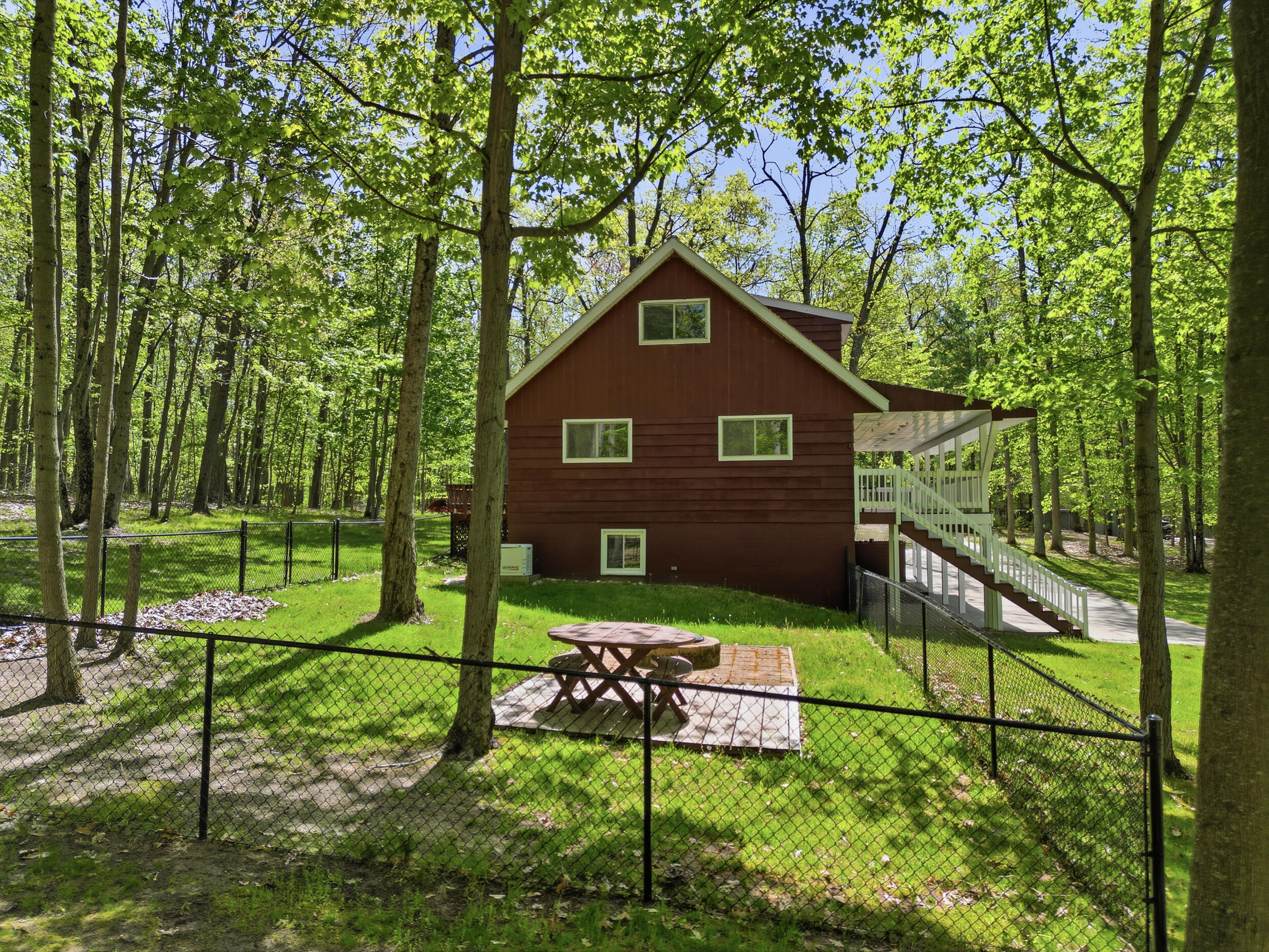 9965 Rising Star Lane Canadian Lakes, MI 49346 - Photo 7 of 50 Fenced Back Yard