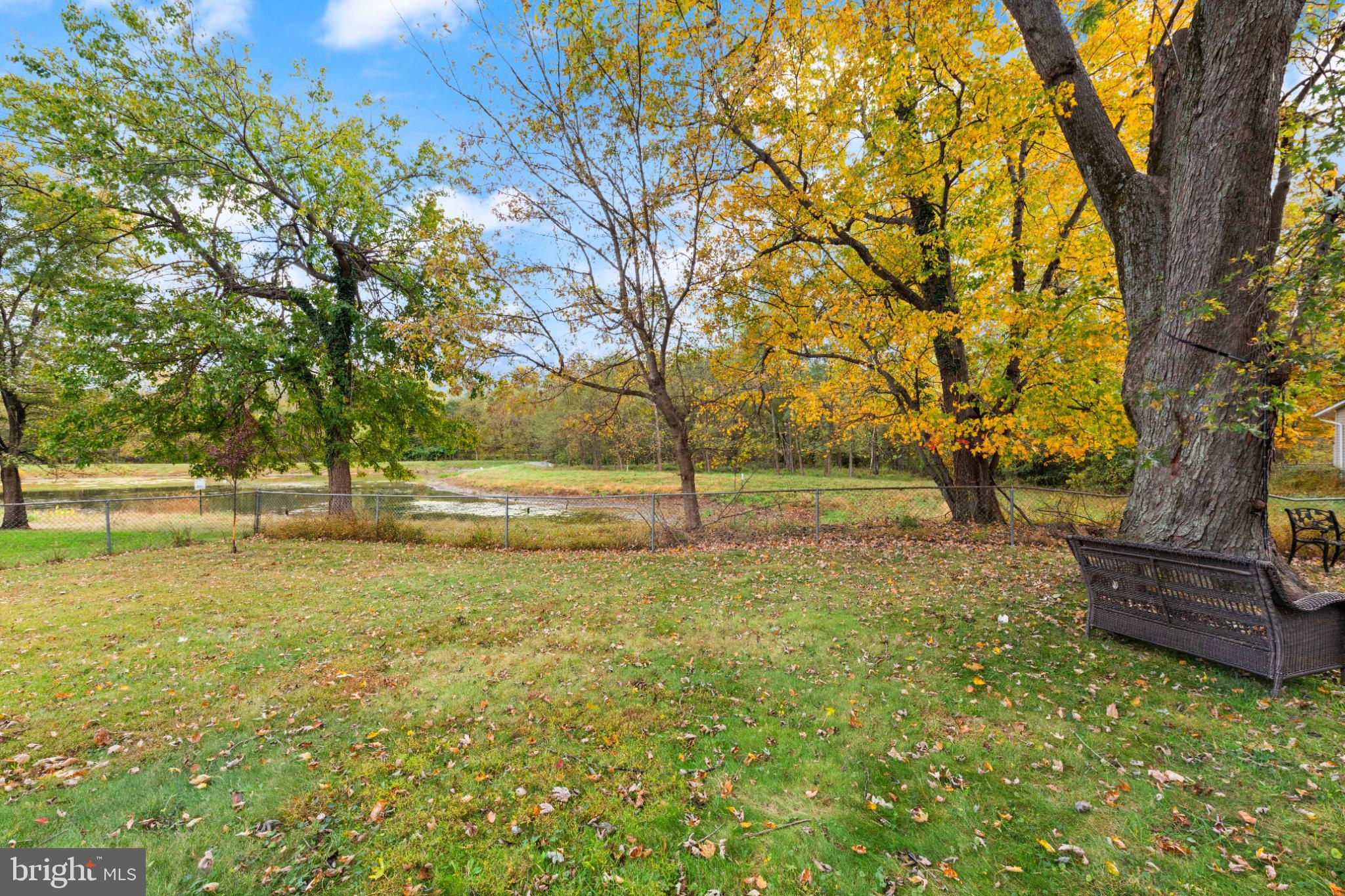 3700 Ralph Road Silver Spring, MD 20906 - Photo 30 of 30 Serene autumn landscape by a tranquil pond.