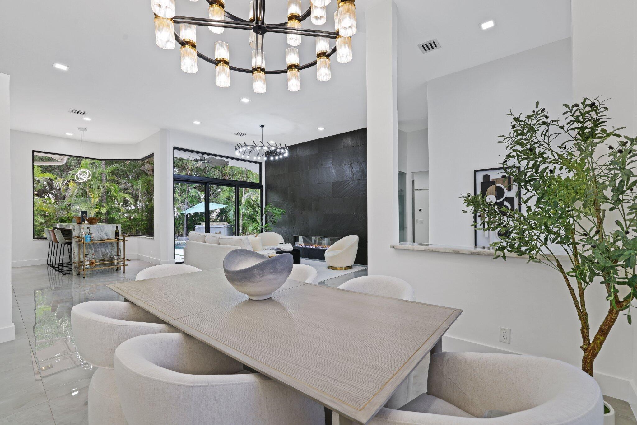 4265 Southwest 185th Avenue Miramar, FL 33029 - Photo 11 of 64 a living room with furniture and a potted plant