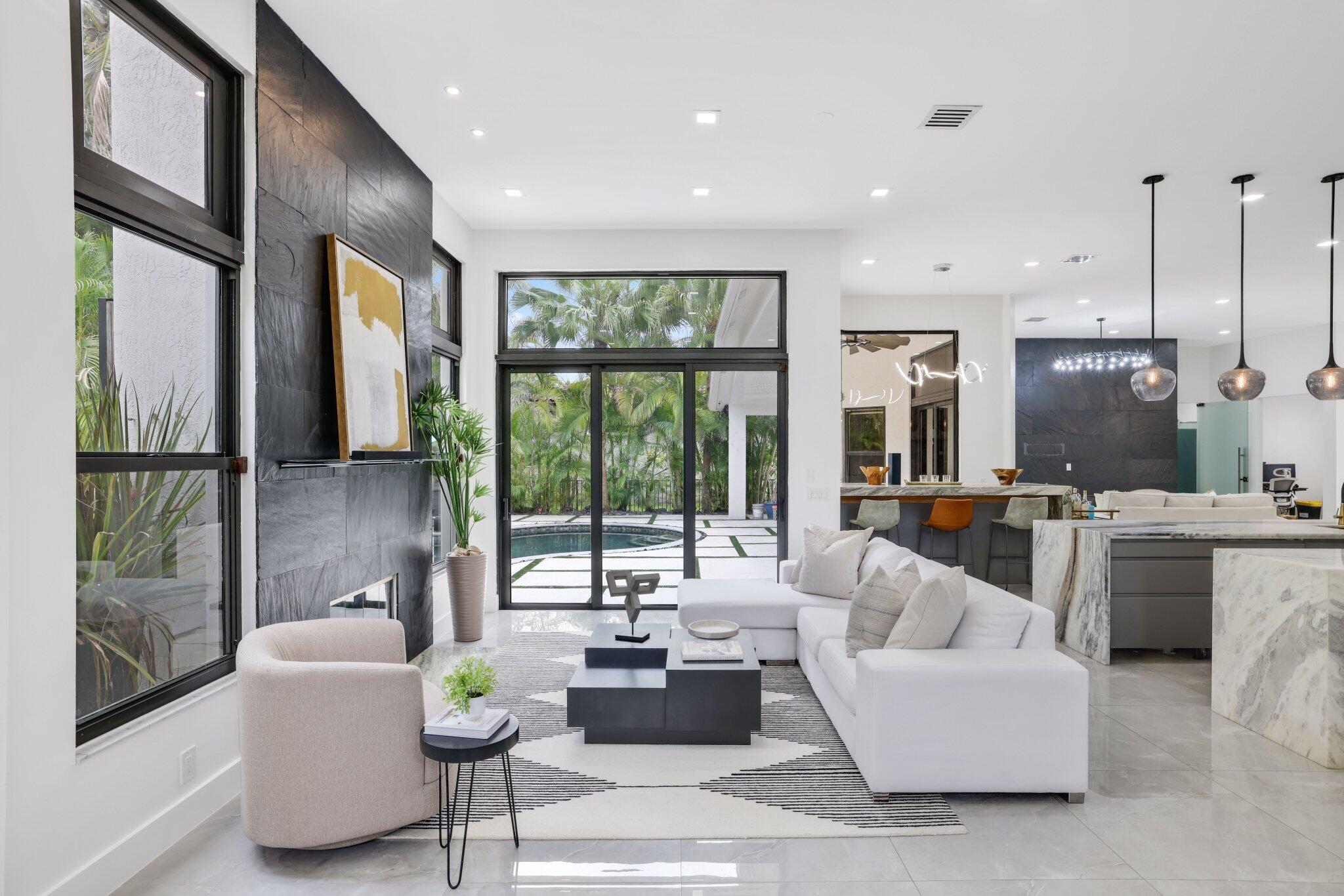 4265 Southwest 185th Avenue Miramar, FL 33029 - Photo 29 of 64 a living room with furniture and a large window