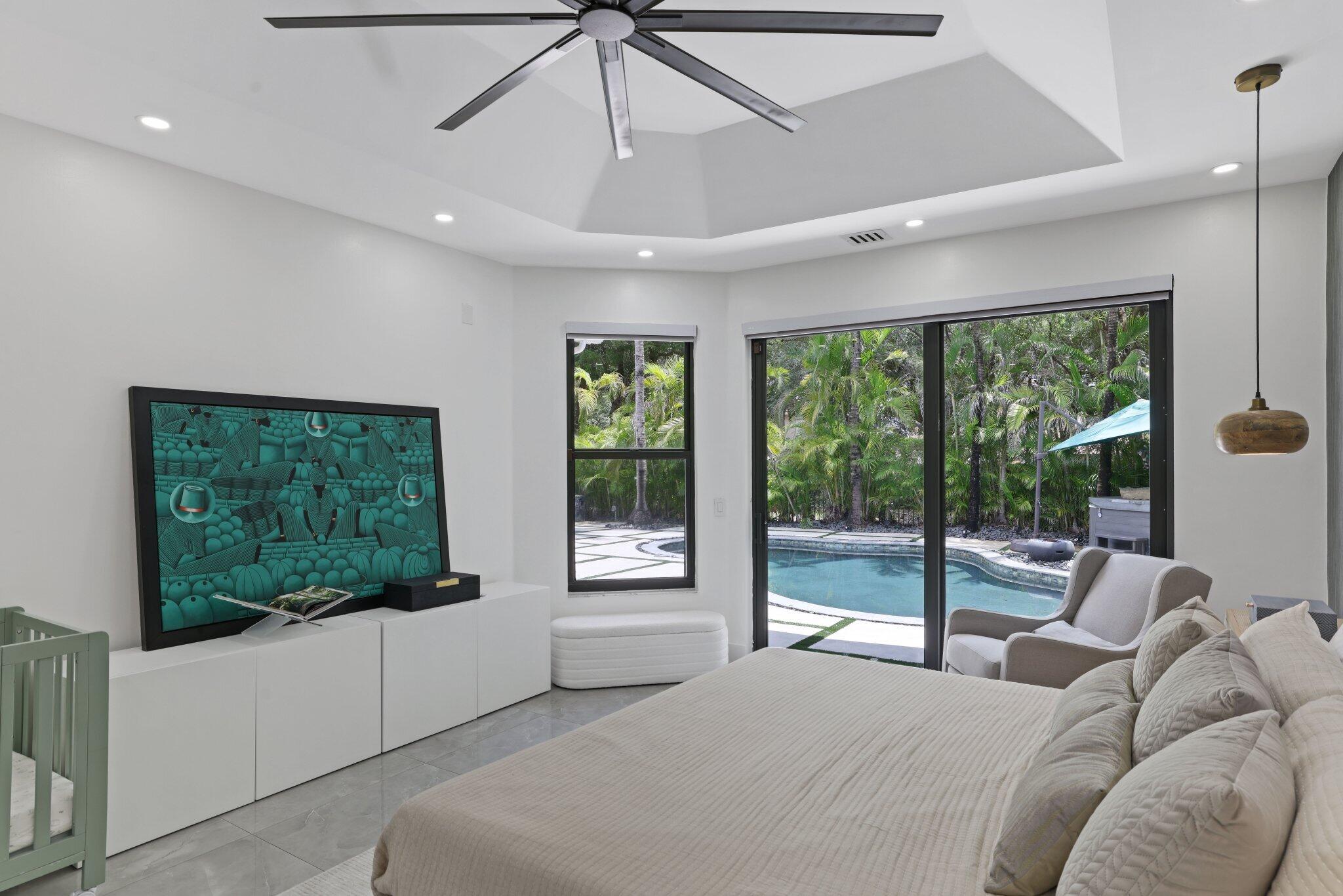 4265 Southwest 185th Avenue Miramar, FL 33029 - Photo 35 of 64 a bedroom with furniture and windows