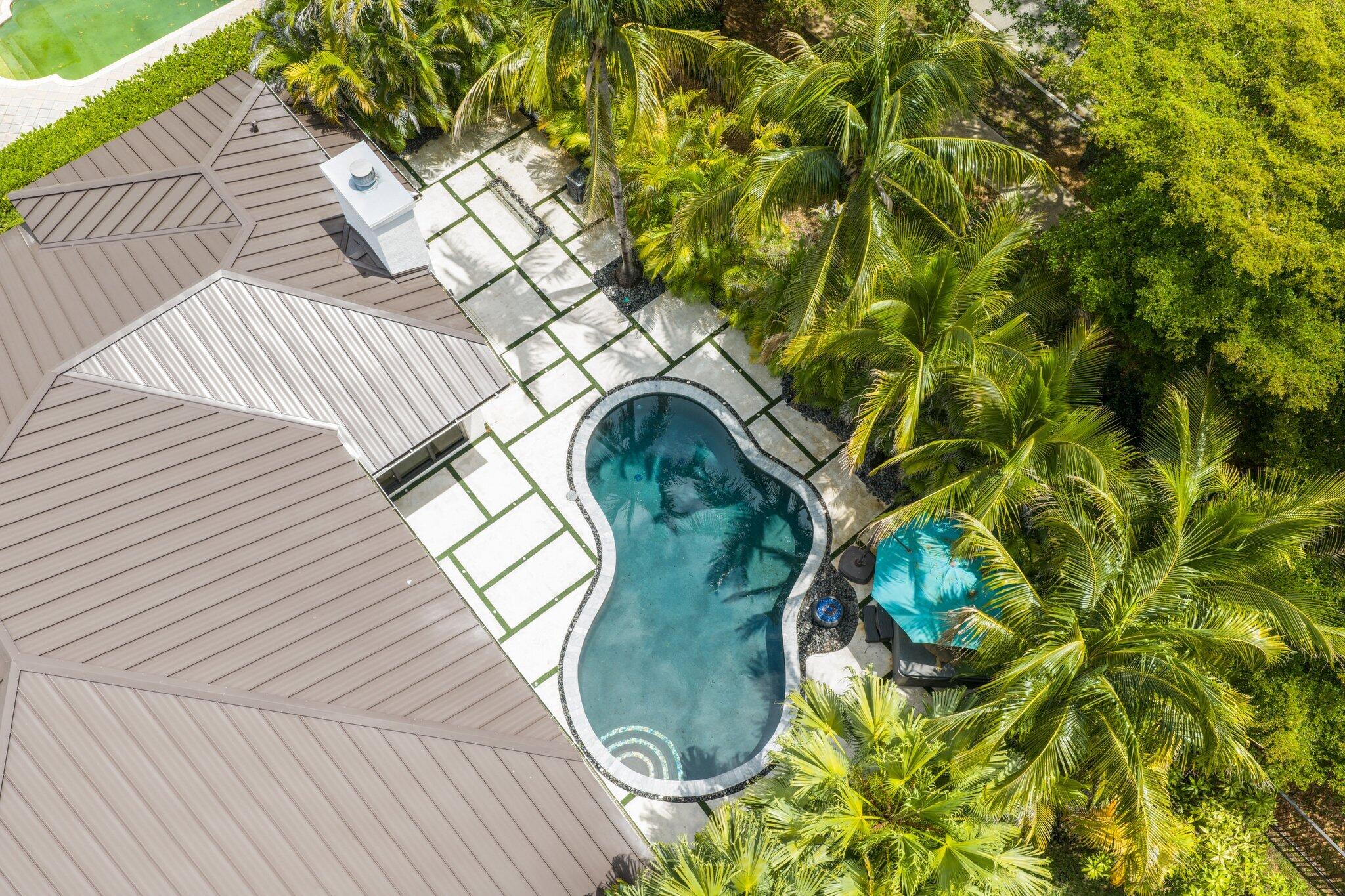 4265 Southwest 185th Avenue Miramar, FL 33029 - Photo 59 of 64 a view of outdoor space and swimming pool