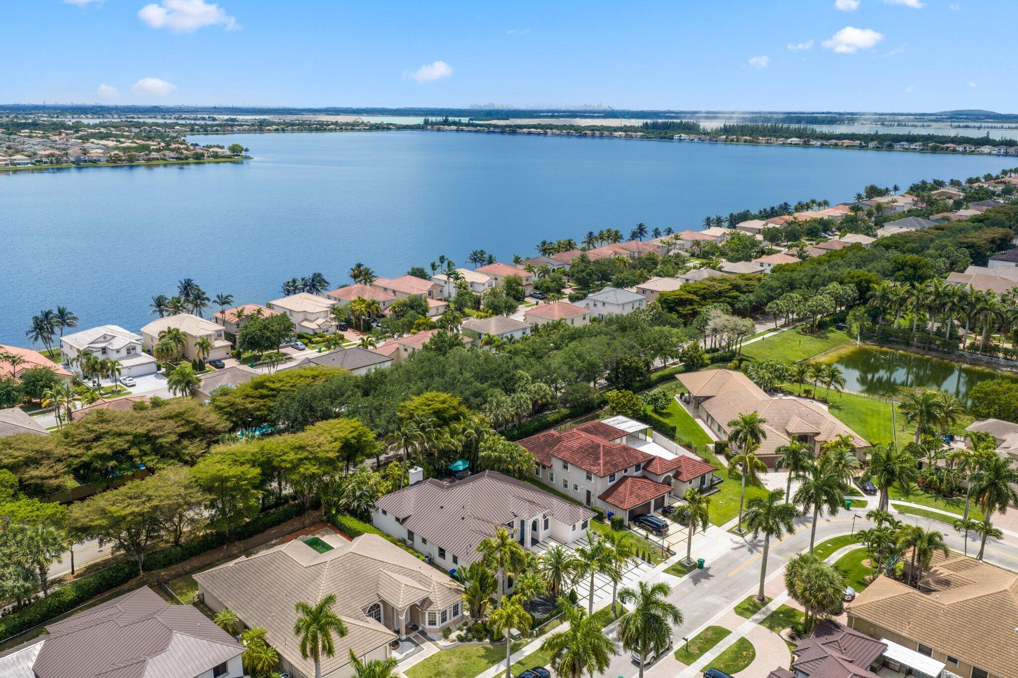 4265 Southwest 185th Avenue Miramar, FL 33029 - Photo 61 of 64 a view of a city with lake view