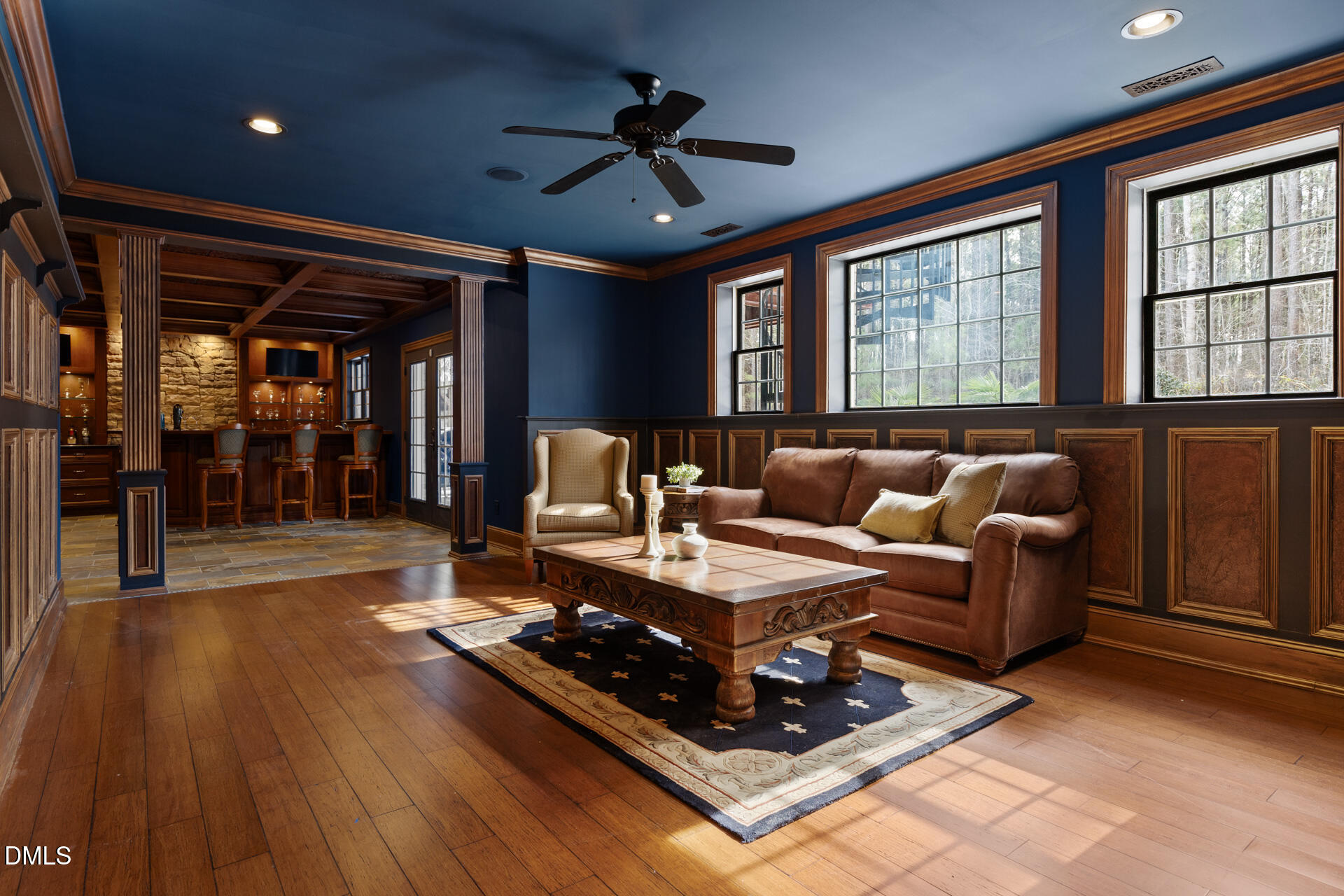 112 Winding Ridge Road Durham, NC 27713 - Photo 24 of 84 a living room with furniture and wooden floor