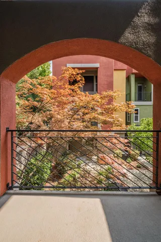a view of swimming pool with a outdoor seating