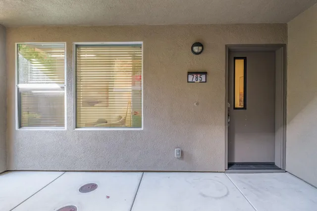 a view of an entryway of a house