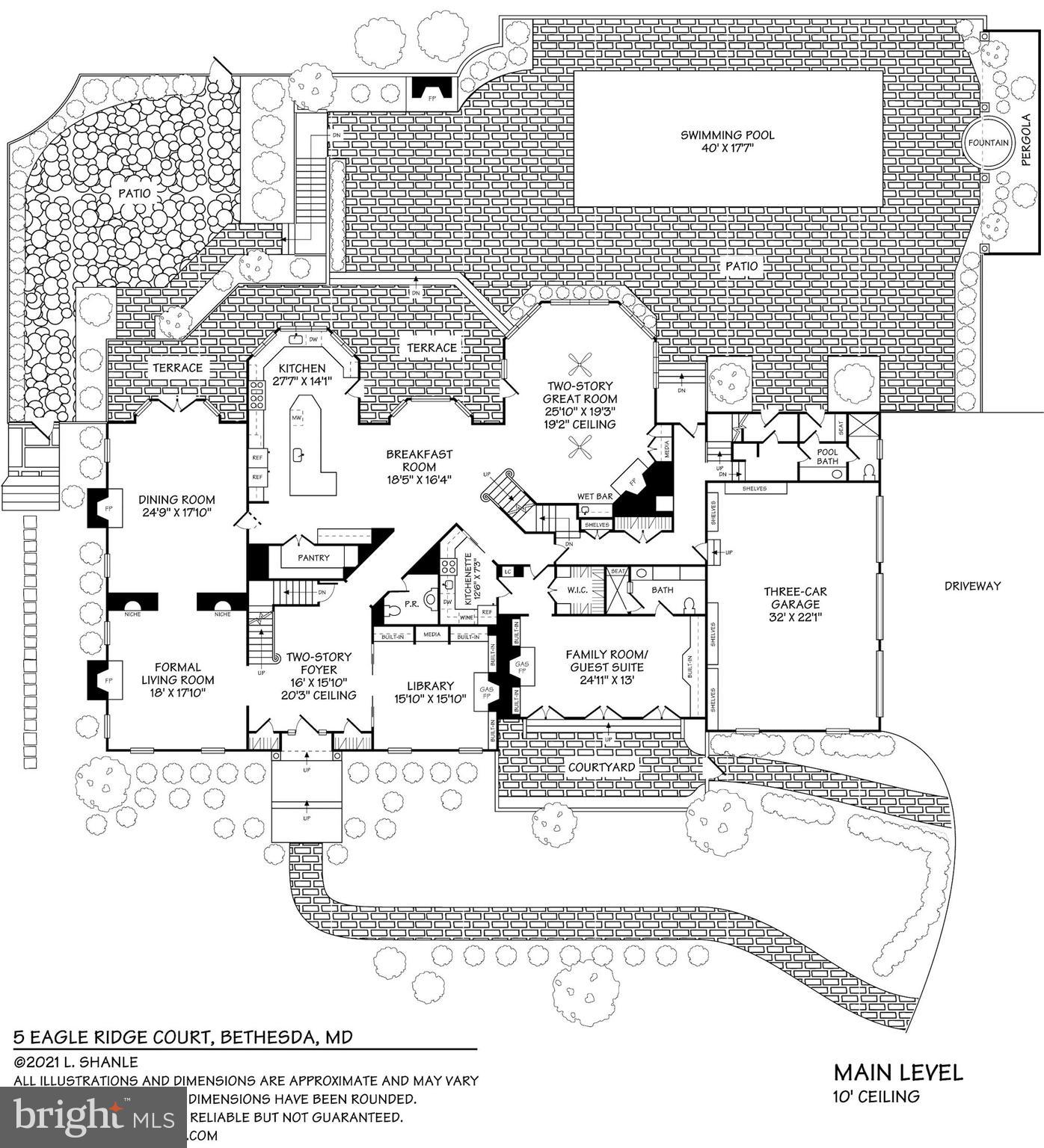 5 Eagle Ridge Court Bethesda, MD 20817 - Photo 32 of 33 Floor Plan