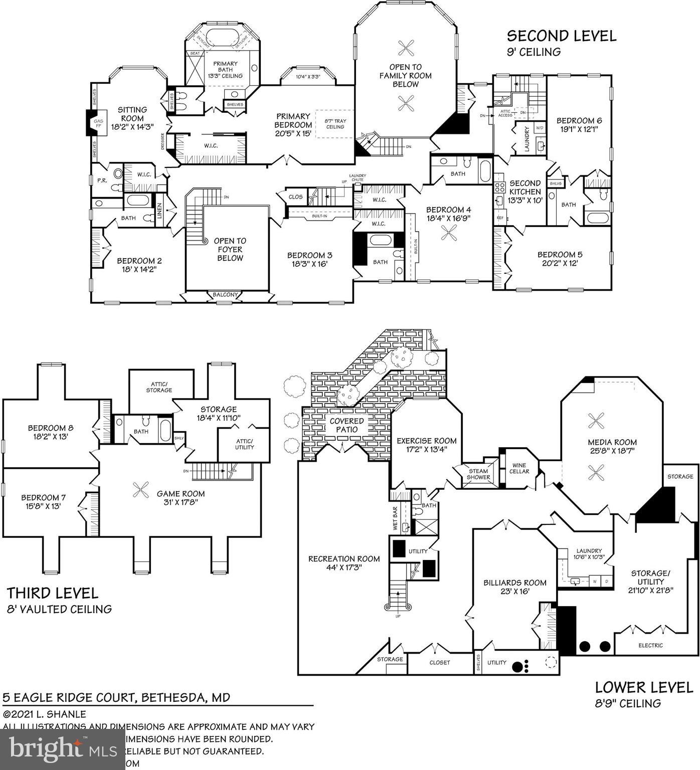 5 Eagle Ridge Court Bethesda, MD 20817 - Photo 33 of 33 Floor Plan