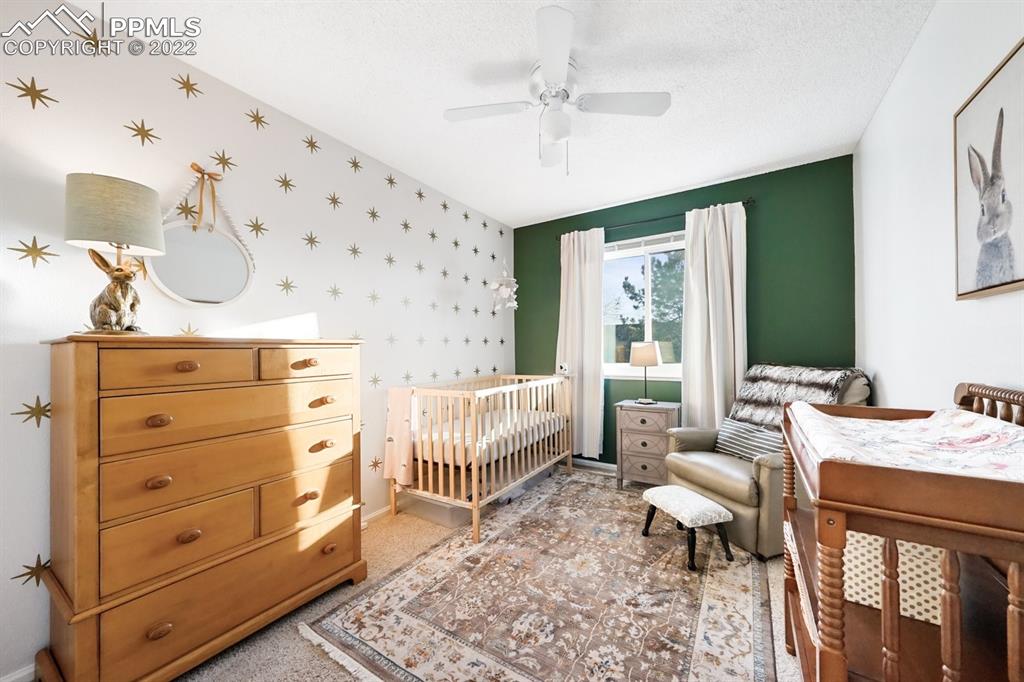5145 Slickrock Drive Colorado Springs, CO 80923 - Photo 18 of 33 a bedroom with furniture and a window