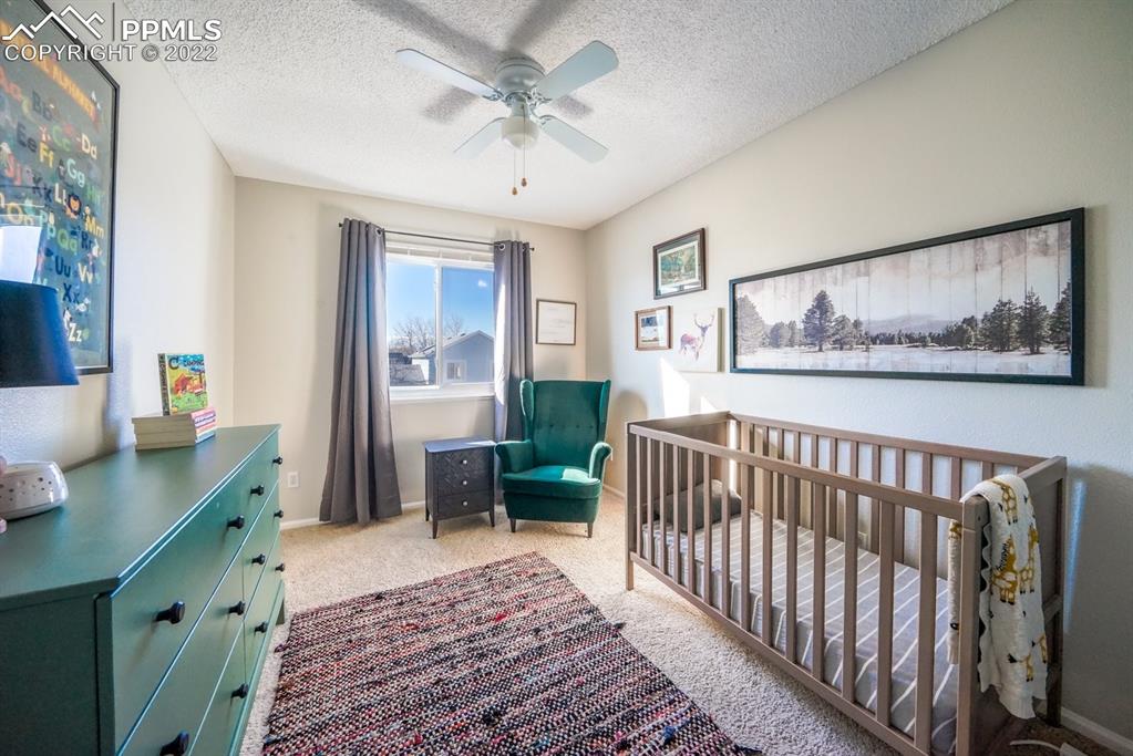 5145 Slickrock Drive Colorado Springs, CO 80923 - Photo 19 of 33 a bedroom with furniture and a window