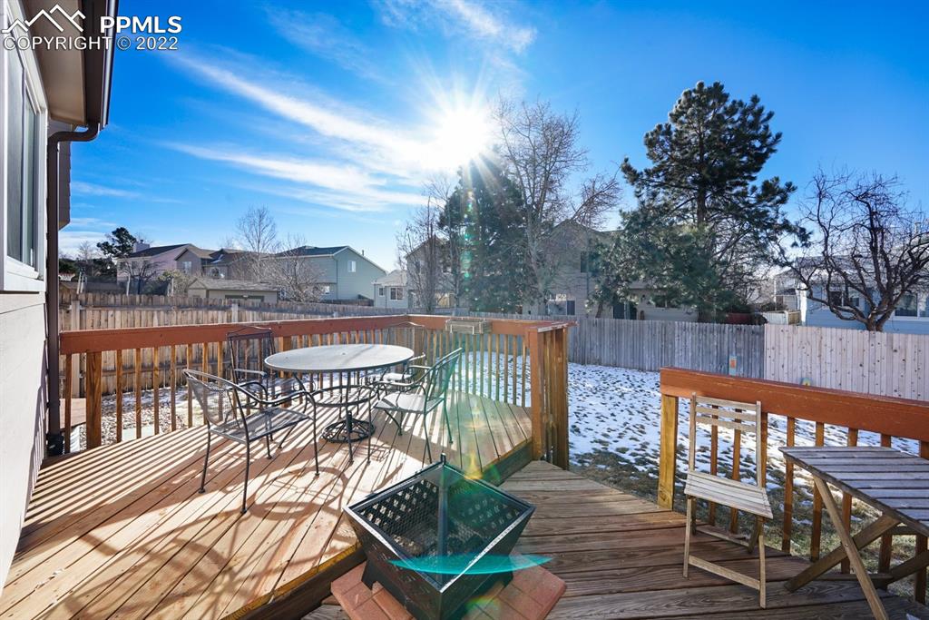 5145 Slickrock Drive Colorado Springs, CO 80923 - Photo 28 of 33 a view of a chairs and table on the wooden floor
