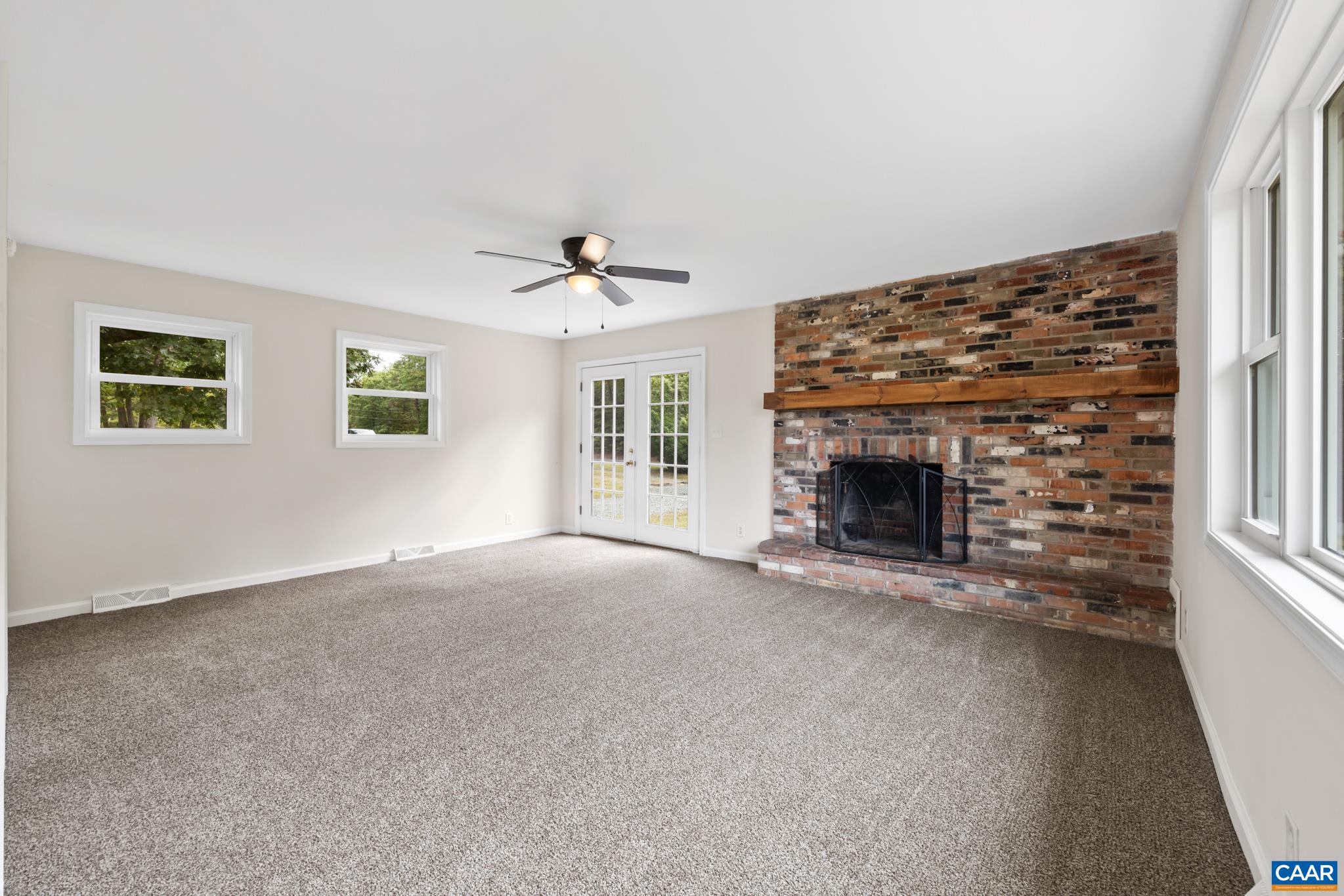 19 Harlow Town Road Louisa, VA 23093 - Photo 13 of 26 a view of empty room with a fireplace