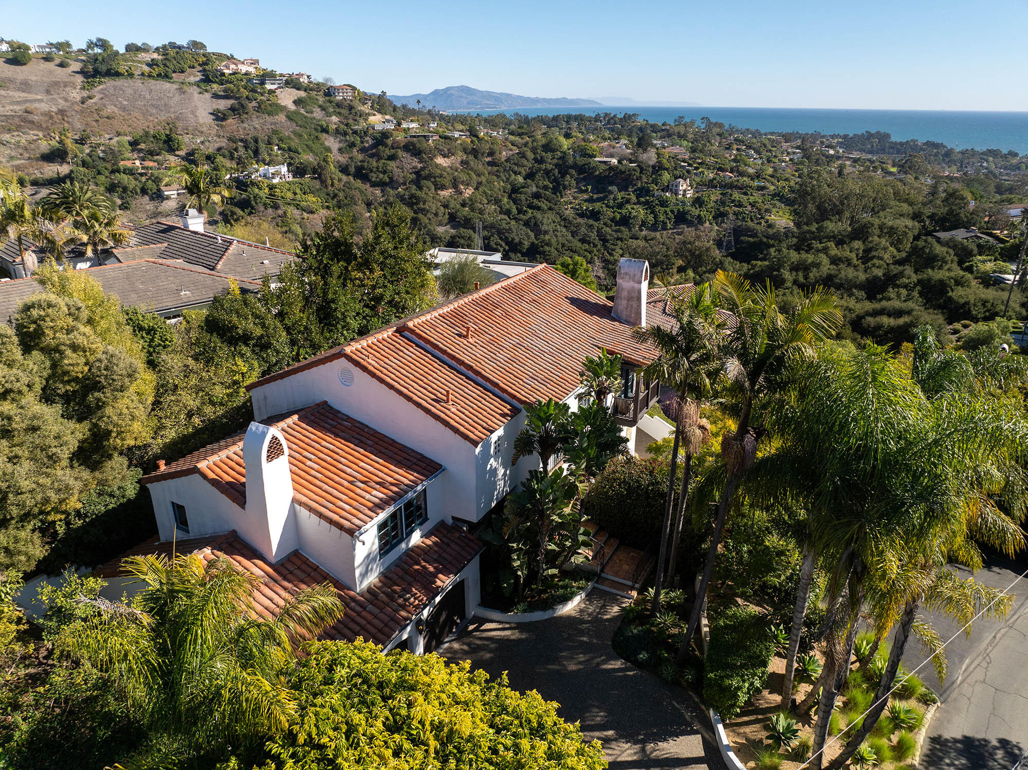 396 Las Alturas Road Santa Barbara, CA 93103 - Photo 59 of 70 an aerial view of multiple house