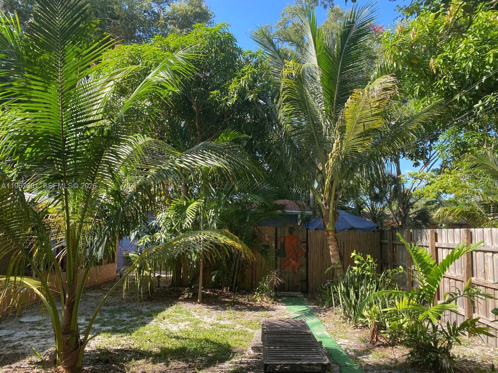 1760 Northeast 144th Street Miami, FL 33181 - Photo 69 of 83 a backyard of a house with lots of green space