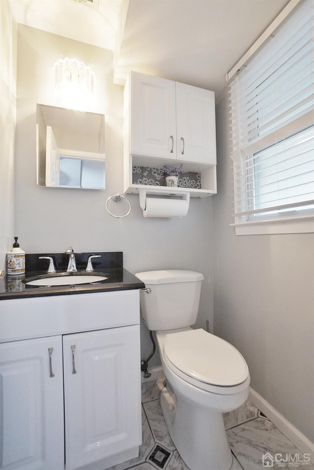 60 Annette Drive Edison, NJ 08820 - Photo 35 of 69 a bathroom with a sink a toilet and a mirror