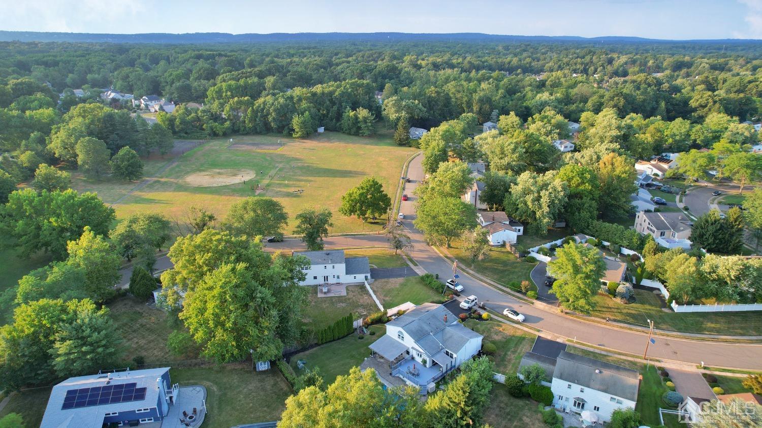 60 Annette Drive Edison, NJ 08820 - Photo 68 of 69 an aerial view of lake residential house with swimming pool and green space