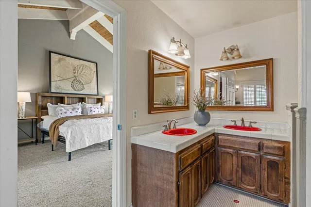 a view of a deck with wooden floor and outer view