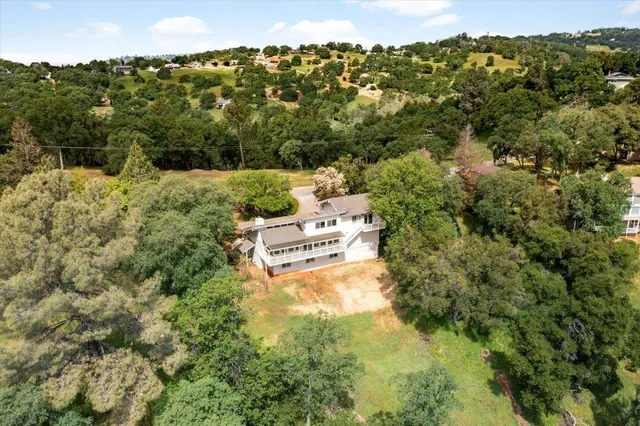 a aerial view of multiple house