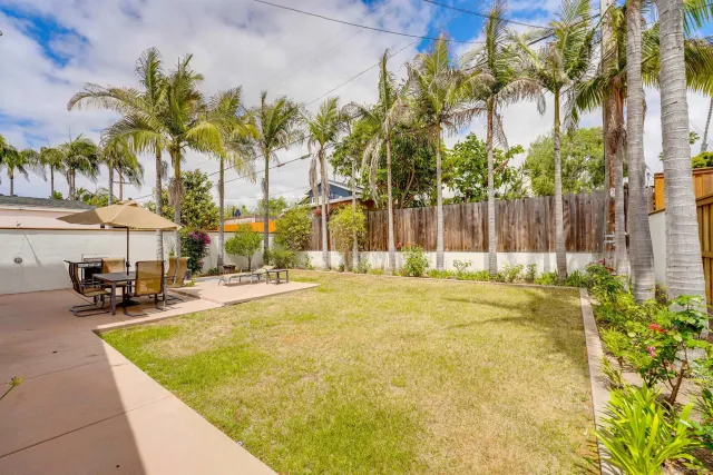 a view of swimming pool with patio