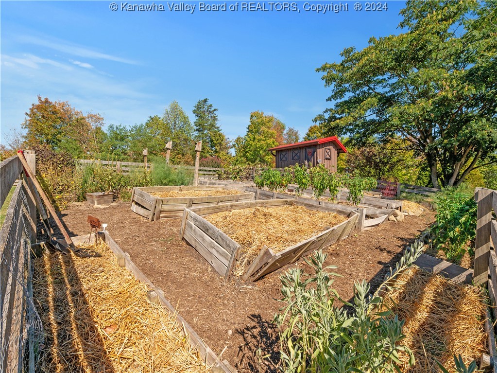 4772 Fisher Ridge Road Liberty, WV 25124 - Photo 40 of 49 Garden with raised beds