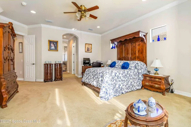 a view of an entryway with a front door