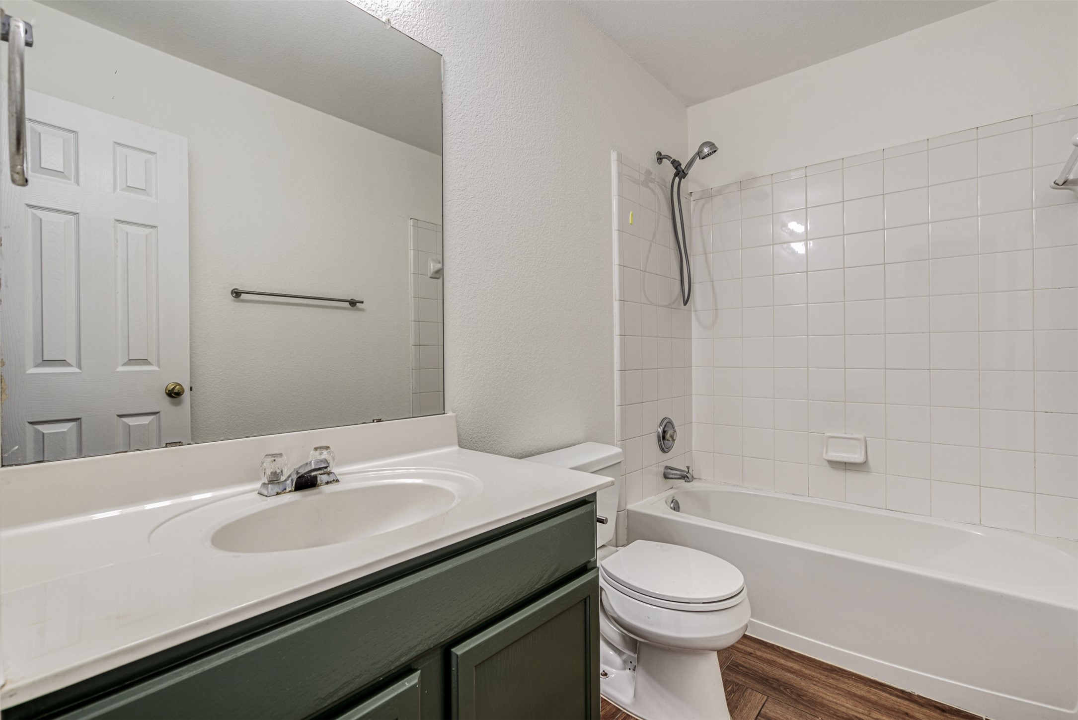 102 Chandler View Trail Round Rock, TX 78665 - Photo 23 of 26 a bathroom with a sink a toilet and shower