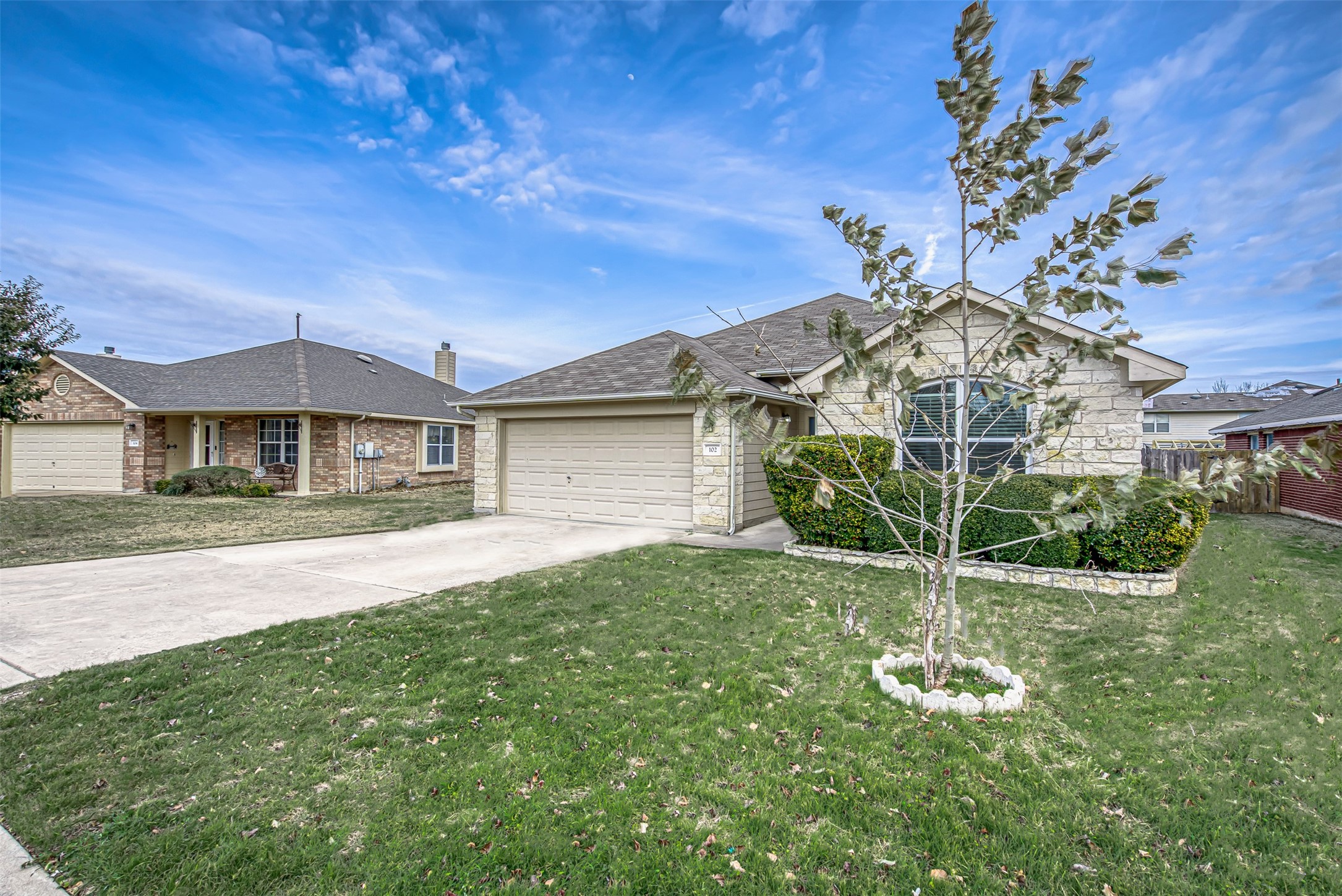 102 Chandler View Trail Round Rock, TX 78665 - Photo 26 of 26 front view of a house with a yard