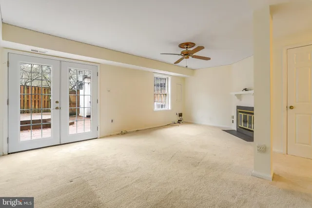 a view of an empty room