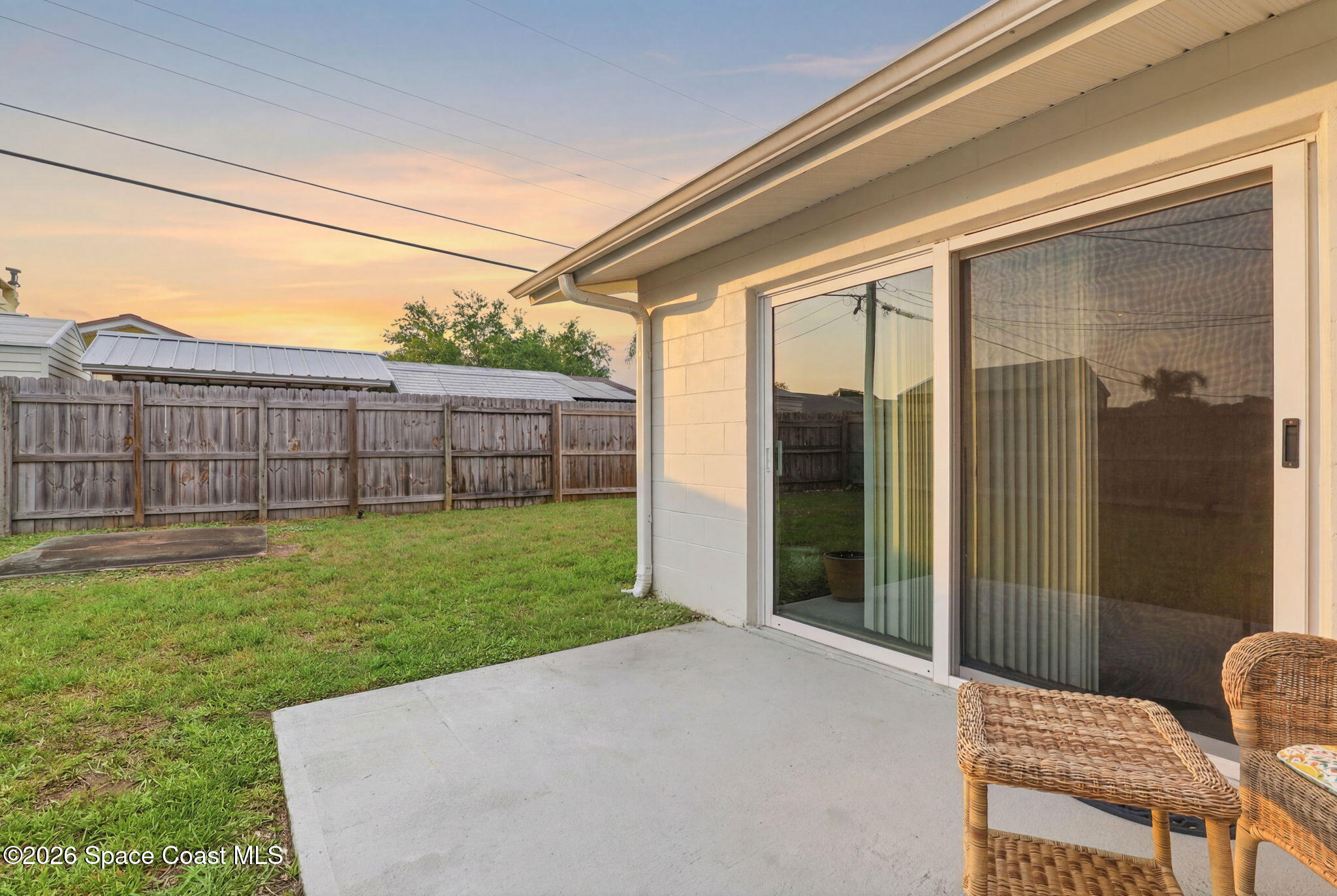 908 Jefferson Road Rockledge, FL 32955 - Photo 24 of 37 a view of a backyard with cabin