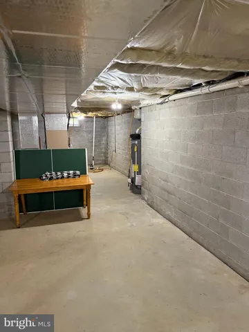 a view of water heater room