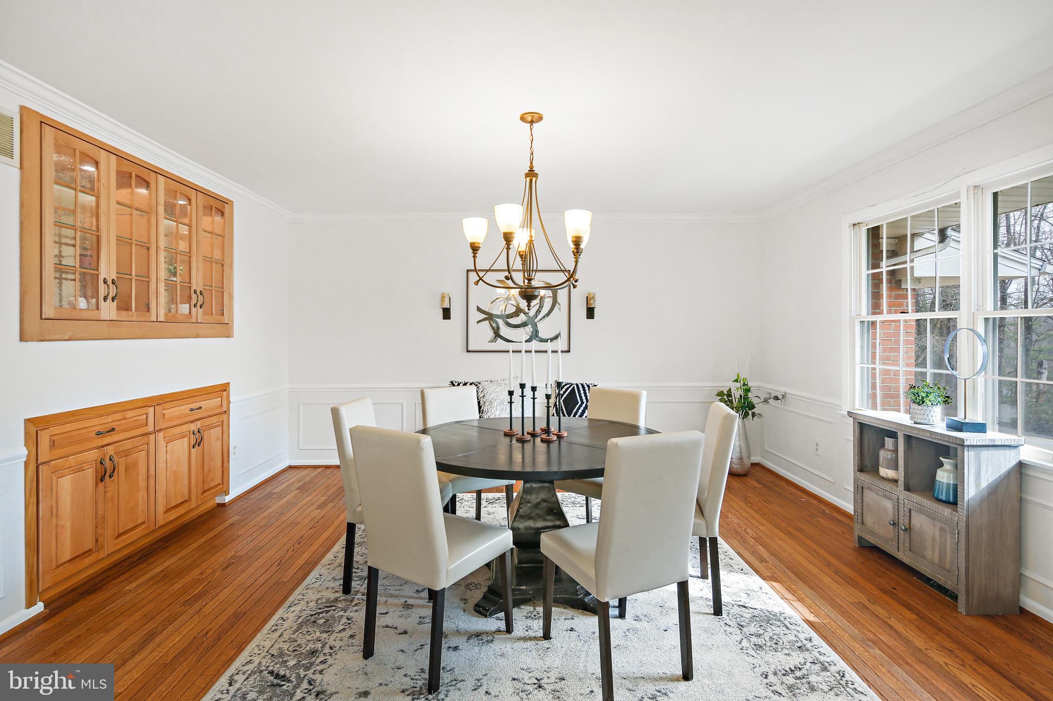 13414 Bladon Road Phoenix, MD 21131 - Photo 7 of 41 Hardwood Floor And Built-Ins