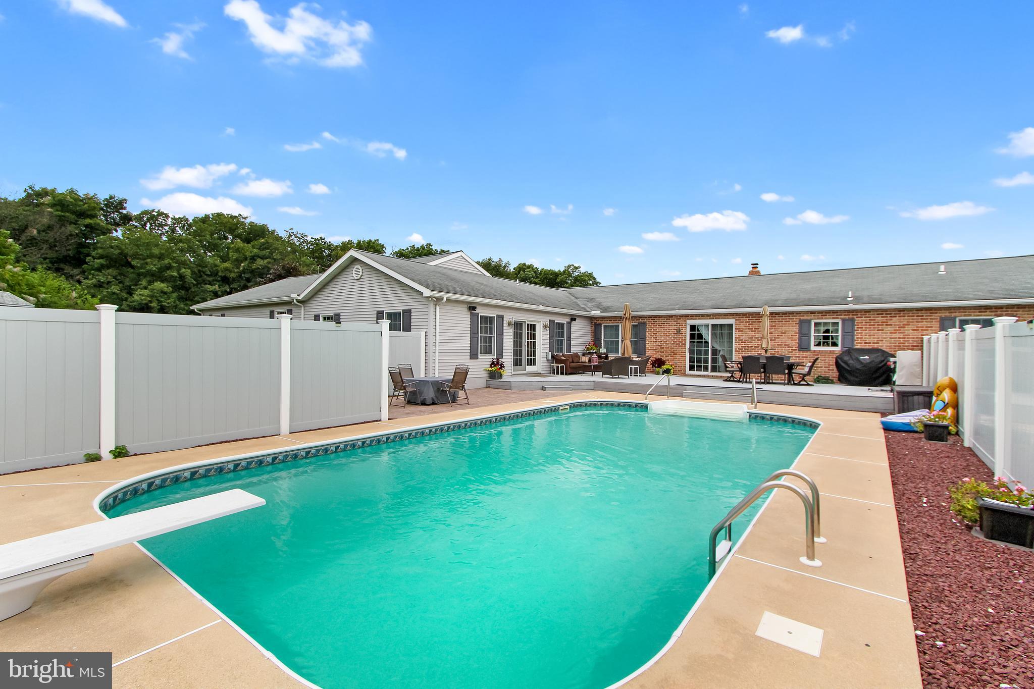 830 Horn Road Red Lion, PA 17356 - Photo 34 of 44 Oversized inground pool with privacy fence!