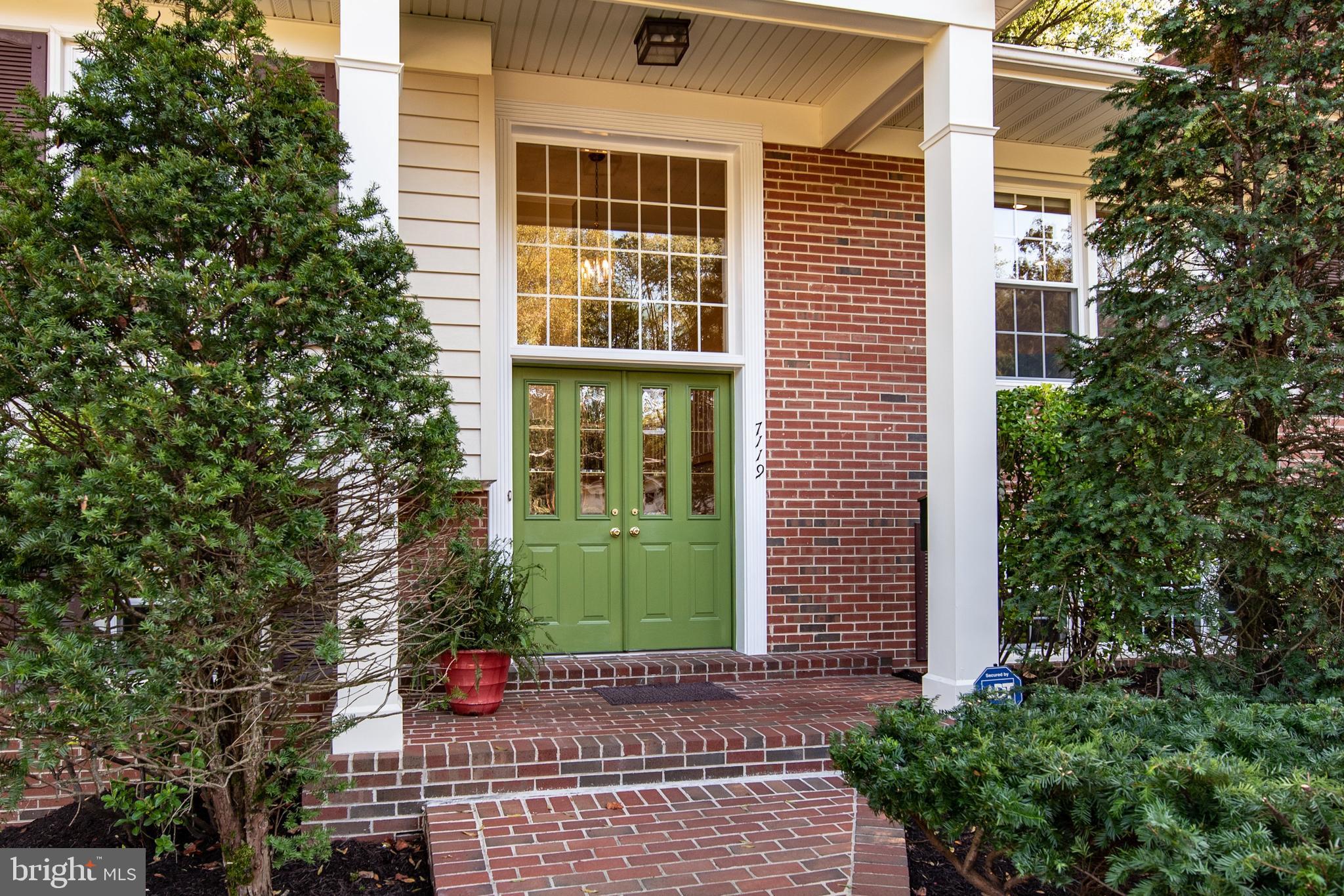 7119 Devonshire Road Alexandria, VA 22307 - Photo 2 of 37 Front door