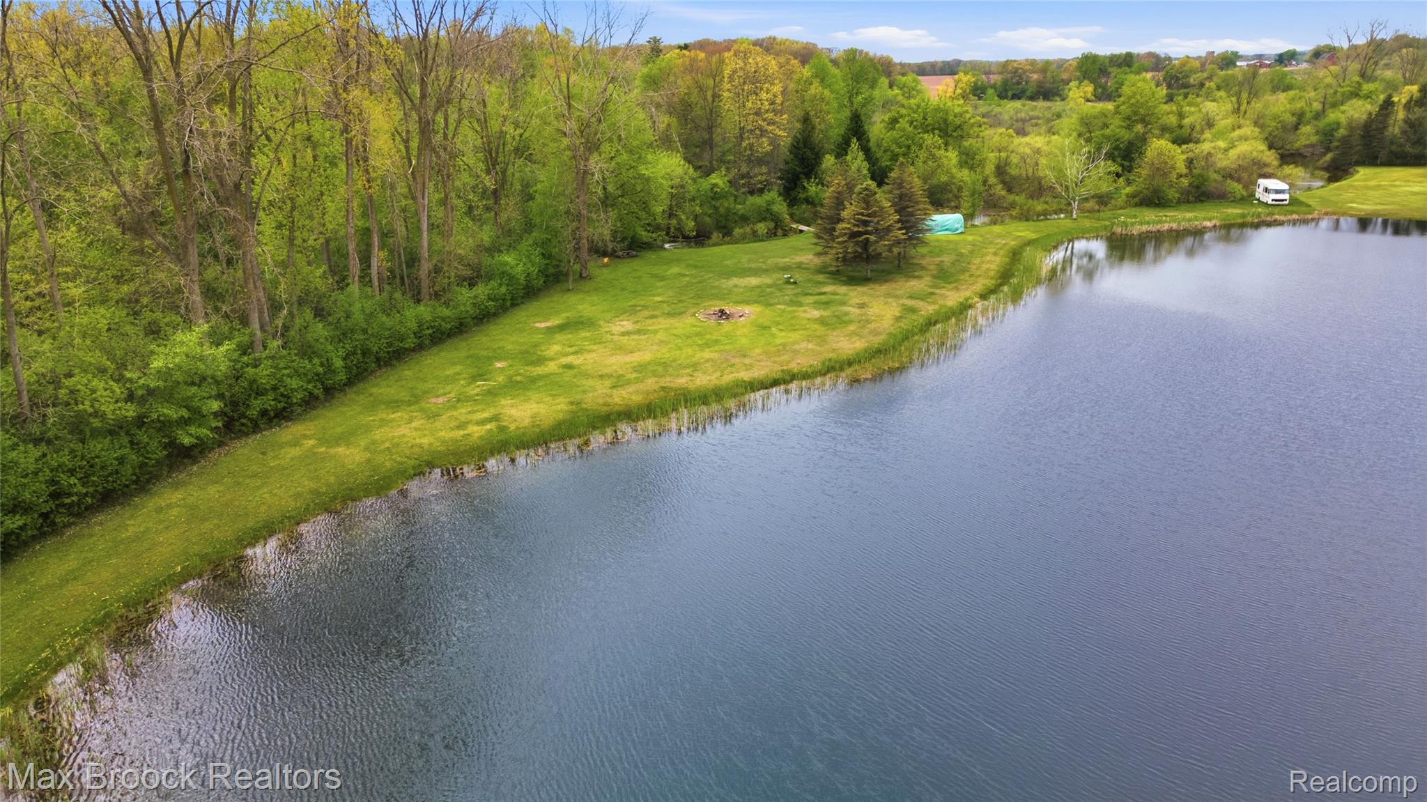 1392 Maple Grove Road Lapeer, MI 48446 - Photo 50 of 70 Aerial view of a nearby body of water