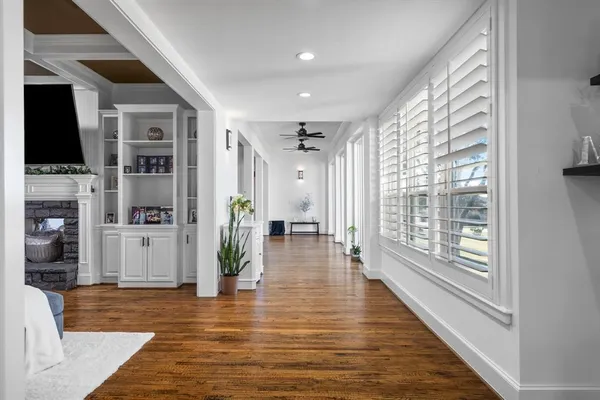 a view of livingroom with furniture wooden floor and window