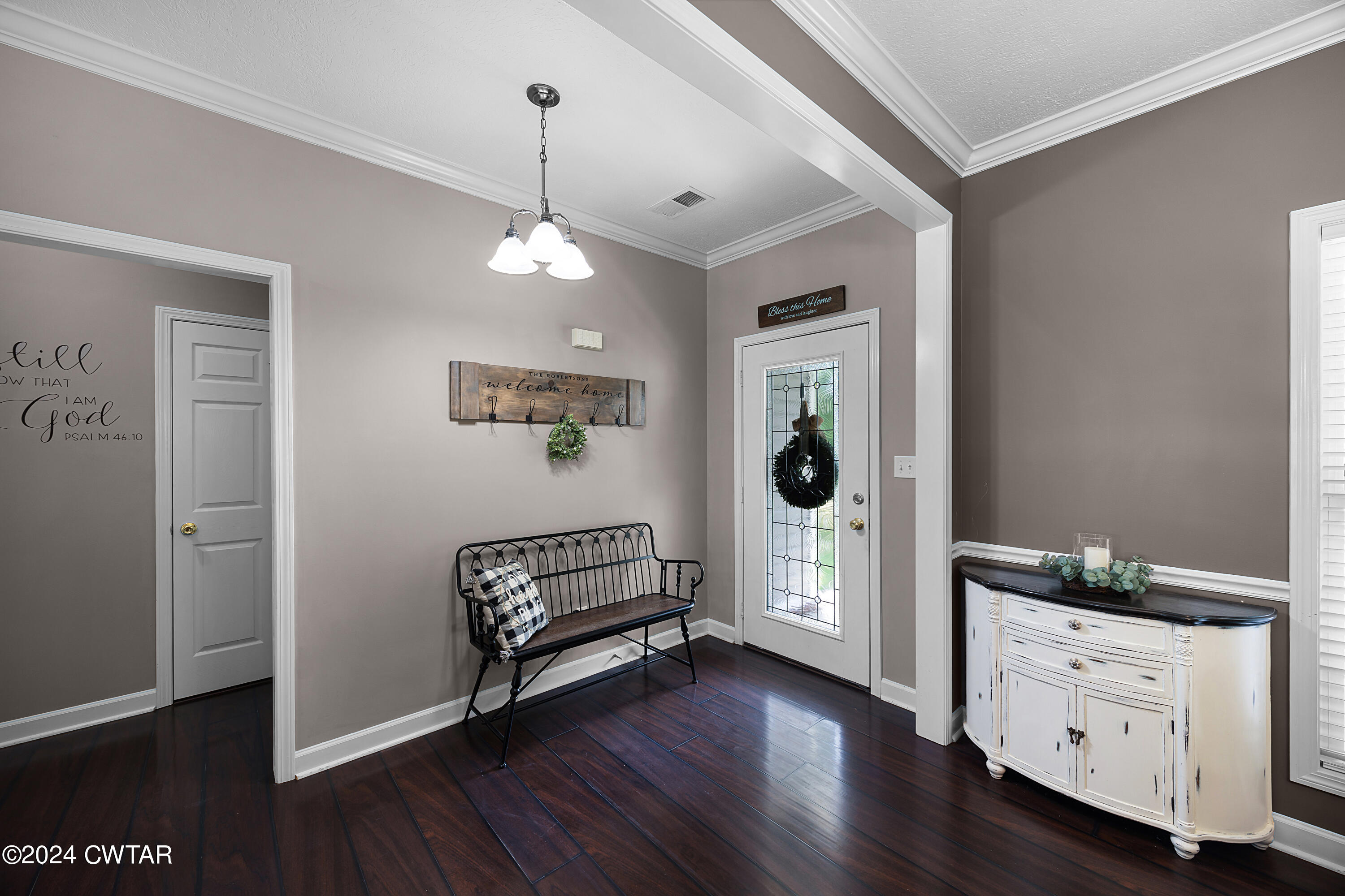 245 Station Road Beech Bluff, TN 38313 - Photo 5 of 23 wooden floor in an empty room with a window