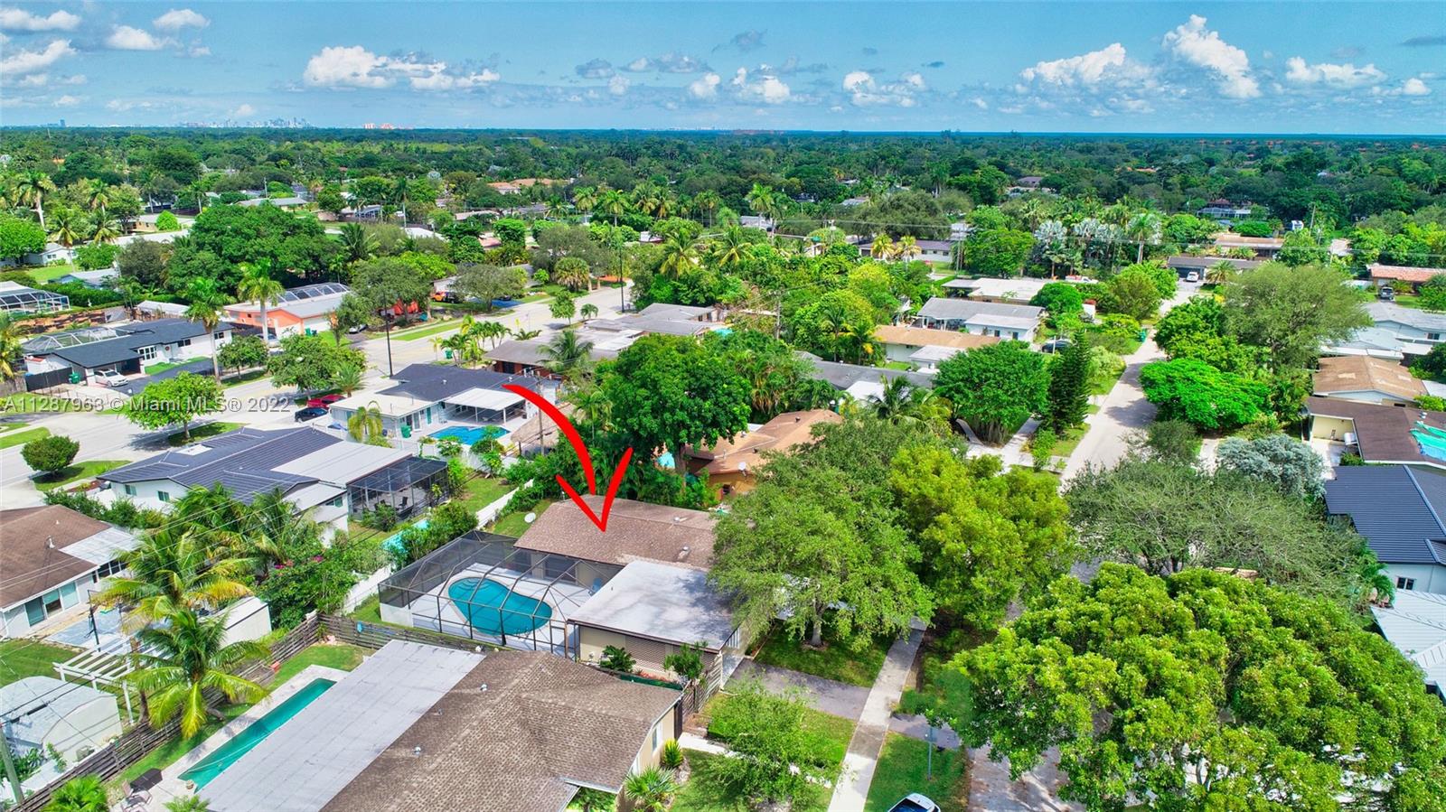 8751 Ridgeland Drive Cutler Bay, FL 33157 - Photo 26 of 26 an aerial view of residential houses with outdoor space and trees all around