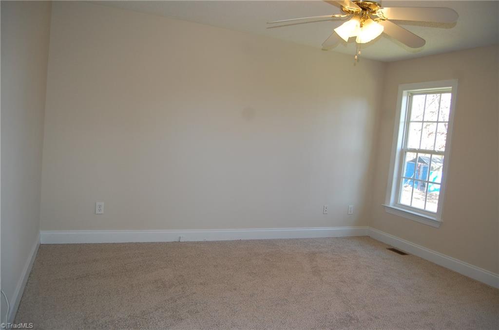 Primary BR has vaulted ceiling