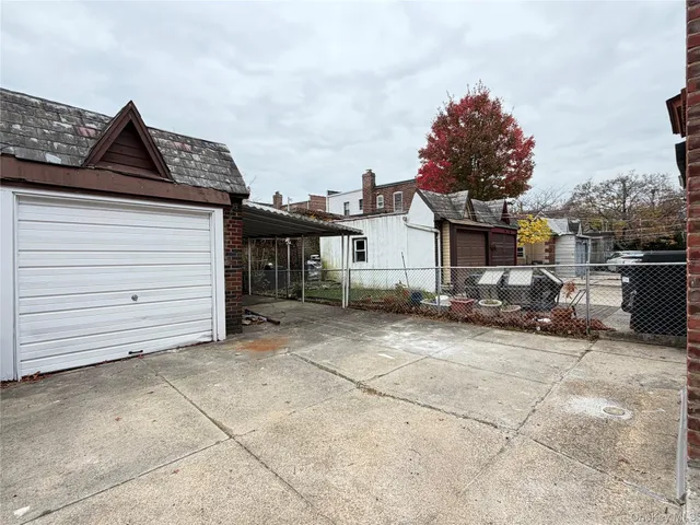 a view of a house with a patio