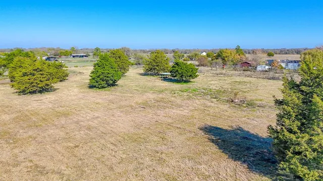 a view of a lake with a houses