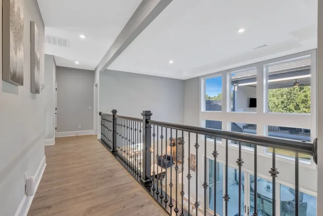 a living room with furniture fireplace and a flat screen tv