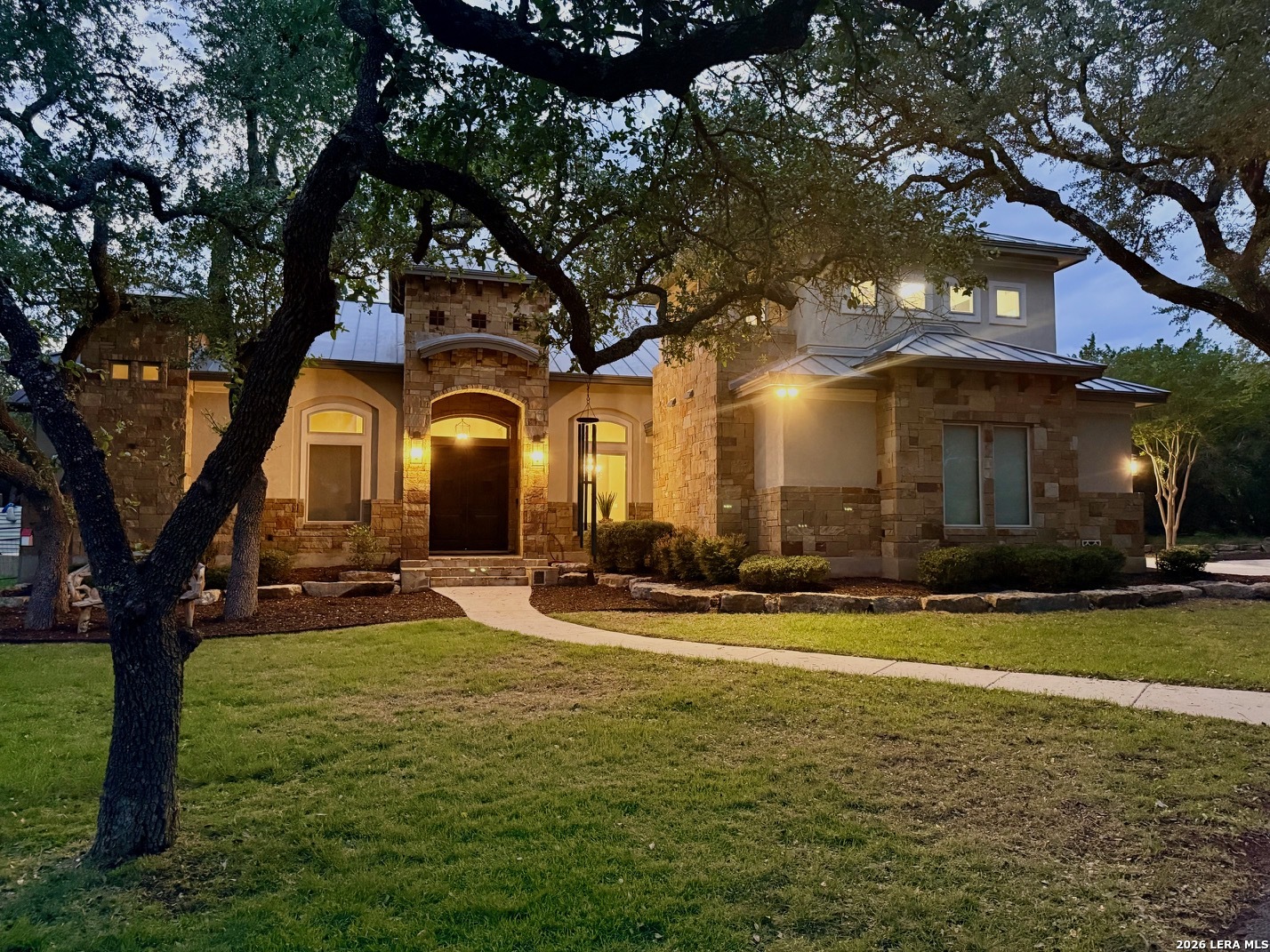 757 Copper Rim Spring Branch, TX 78070 - Photo 4 of 50 a view of a large trees with a big yard