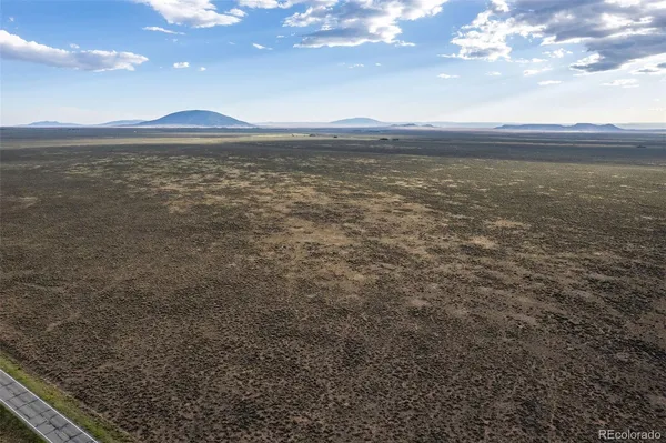a view of city and mountain