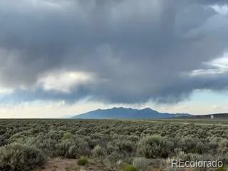 a view of city and mountain